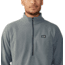 Mountain Hardwear Summit Grid 1/2 Zip Hoody - Mens, Foil Grey, 2XL, 2050331056-Foil Grey-XXL