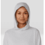 Mountain Hardwear Sunblocker Long Sleeve Hoody - Womens, Grey Ice Heather, Extra Large, 2067761063-XL