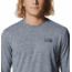Mountain Hardwear Sunblocker Long Sleeve Top - Mens, Foil Grey Heather, Large, 2027871056-F-L