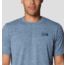 Mountain Hardwear Sunblocker Short Sleeve Shirt - Mens, Adriatic Blue Heather, M/L, 190423018482