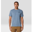 Mountain Hardwear Sunblocker Short Sleeve Shirt - Mens, Adriatic Blue Heather, M/L, 190423018482