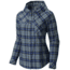 Mountain Hardwear Tohoma Hooded Flannel Long Sleeve Shirt - Womens-Bright Bluet-Large