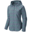 Mountain Hardwear Tohoma Hooded Flannel Long Sleeve Shirt - Womens-Gemstone-X-Small