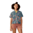 Mountain Hardwear Trail Sender Short Sleeve Top - Womens, Dark Zinc Floral Print, Small, 2067731406-S