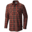 Mountain Hardwear Trekkin Flannel Long Sleeve Shirt - Men's-Fiery Red-Medium