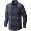 Mountain Hardwear Trekkin Flannel Long Sleeve Shirt - Men's-Nightfall Blue-Large
