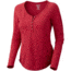 Mountain Hardwear Trekkin Thermal Long Sleeve Henley- Women's-Ruby-Medium