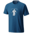 Mountain Hardwear Wearable Sleeping Bags Short Sleeve T - Men's-Heather Phoenix Blue-Medium