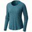 Mountain Hardwear Wicked Lite Long Sleeve T-Shirt - Women's, Lakeshore Blue, M, 1660891328-M