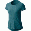 Mountain Hardwear Wicked Lite Short Sleeve T-Shirt - Women's, Lakeshore Blue, S, 1648651328-S