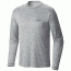 Mountain Hardwear Wicked Long Sleeve T - Men's-Grey Ice-Medium