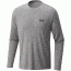 Mountain Hardwear Wicked Long Sleeve T - Men's-Manta Grey-Medium