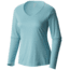 Mountain Hardwear Wicked Printed Long-Sleeve T - Women's-Heather Spruce Blue-Small