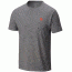 Mountain Hardwear MHW Logo Short Sleeve T - Men's-Heather Titanium-Large