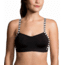 Moving Comfort FineForm A/B Bra - Women's-Black/White-Large