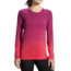 Moving Comfort Streaker Long Sleeve Top - Women's-Poppy/Sangria-Small