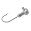 Strike King Mr. Crappie Sausage Head Jighead, Unique Wide Head Shape, Number 6 Hook, 1/16oz, 6-Pack, Unpainted, MRCSHJH116-U