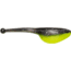 Mr. Crappie Shadpole Glo Soft Bait, Tuxedo Black/Chartreuse Glow, 2in, MRCSP-183G