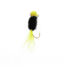 Mr. Crappie by Strike King Slab Daddy Live Hair, Hair Jig Fishing Lure, Tuxedo Black Chartreuse, 1/8oz, 2-Pack, MRCSBLHJ18-183, MRCSBLHJ18-183