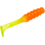 Mr. Crappie Slabalicious Glow Soft Bait, Osage Orange Glow, MRCSLC-246G