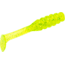 Mr. Crappie by Strike King Slabalicious, Soft Plastic Paddle Tail Grub Fishing Lure, Chartreuse Shiner, 2in, 15-Pack, MRCSLC-195, MRCSLC-195
