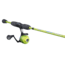 Lew's Crappie Thunder Underspin Reel and Rod Combo, 4ft 6in 2-PC Graphite Rod w/ Light  and Fast, 4.3-1 Ratio, Interchangeable Retrieve, 6lb Line, Green, CTUS46L-2