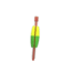 Mr. Crappie Twist On Tw Off Unweighted C 1-1/2in Yellow/Green 2 Pc, M00B-150YG