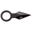Mtech Spear Point Fixed Blade Knife w/Bead Chain, 1.75 in, 3Cr13 Stainless Steel Stainless Steel, Black, MT-20-92BK