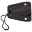 Mtech Spear Point Fixed Blade Knife w/Bead Chain, 1.75 in, 3Cr13 Stainless Steel Stainless Steel, Black, MT-20-92BK