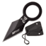 Mtech Spear Point Fixed Blade Knife w/Bead Chain, 1.75 in, 3Cr13 Stainless Steel Stainless Steel, Black, MT-20-92BK