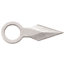 Mtech Spear Point Fixed Blade Knife w/Bead Chain, 1.75 in, 3Cr13 Stainless Steel Stainless Steel, Satin, MT-20-92S