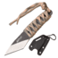 Mtech Wharncliffe Fixed Blade Knife, 1.6 in, 3Cr13 Stainless Steel Stainless Steel, Camo, MT-20-93C