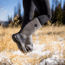 Muck Boots Hale Multi-Season Boot - Womens, Black w/ Fuzzy Herringbone, 8, HAW-1HB-BLK-080