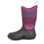 Muck Boots Hale Rubber Boots - Kids, Black/Magenta Digi Terrain Fade, 11, KBH-004-BLK-110