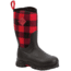 Muck Boots Rugged II Outdoor Performance Boots - Kid's, Black/Buffalo Plaid, 1, RG2-6PLD-RED-010