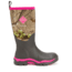 Muck Boots Woody PK - Womens, Bark/Real Tree APG/Hot Pink, 11, WWPK-RAPG-RT-110