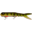 Musky Innovations Dyin Dawg 13in, 6 oz, 2 6/0 Hooks, UV Natural Perch, Suspending, 5005