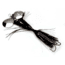 Musky Mayhem Baby Girl Musky Spinner, 2 #6 Blades, 4/0 Hook, Black Nickel, 1.8oz, BG001