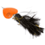 Musky Mayhem Double Cowgirl Musky Spinner, 7/0 Hooks, Black Orange, 10in, 2.8oz, DC024