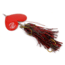 Musky Mayhem Double Cowgirl Musky Spinner, 7/0 Hooks, Black Red/Red, 10in, 2.8oz, DC004
