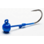Mustad Addicted Steelhead Worm Jig, UV Blue, 1/4oz 4 PK, GMH833-1/4-BU-4