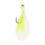 Mustad Big Eye Bucktail 1oz Chartreuse/ White, BEB-1-WCH
