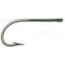 Mustad Classic OShaughnessy Hook, Forged, Ringed Eye, Duratin, Size 12/0, 100 per Pack, 3407-DT-12/0-100