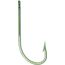 Mustad Classic OShaughnessy Hook, Forged, Ringed Eye, Stainless Steel, Size 8/0, 100 per Pack, 34007-SS-8/0-100