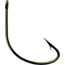 Mustad Classic Wide Gap Hook, Hollow/Reversed Point, Offset, Ringed Eye, Bronze, Size 1, 10 per Pack, 37140-BR-1-10