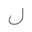 Mustad Curved Wide Gap Dry Fly Hook, 1X Strong, 2X Short, Forged, Straight- TitanX 4, CW58SAP-TX-4-25H