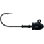 Mustad Elite Bullet Head Jighead, 1/2 oz, 4/0 Hook, 3D Eyes, Black, 3/Pack, BUH824-1/2-BL-3
