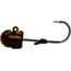 Mustad Grip-Pin Ned Jig Head Mushroom 90, Hook 2/0, Pumpkinseed, 3/16oz, 5 per Pack, GMH833-316-2/0-5