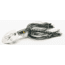 Mustad Skatter Shade Blade Jig, Black Shad, 3/8oz, WSS608-3/8-SB-1