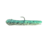 Mutiny Baits 3 1/2inDeep Blue Series Tube Pre-Rigged, 3/8 oz.,2pk.,Emerald, back-mint grn. w/emld flk&stks/belly-clear w/holo stks, 331-MB449